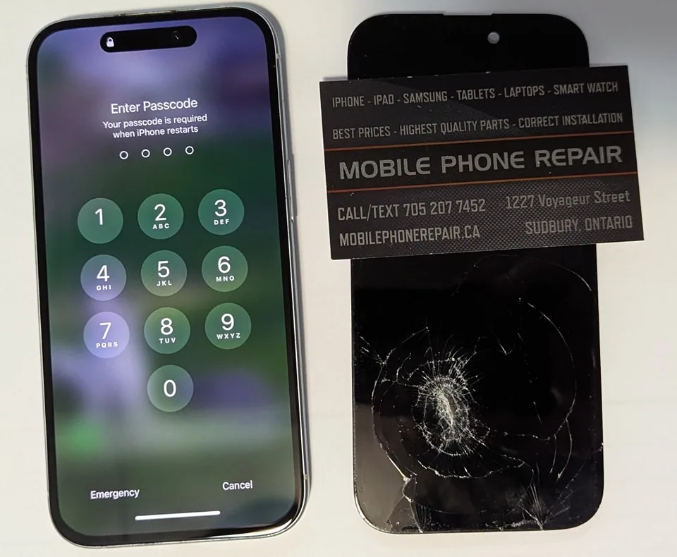 Phone repair work in Sudbury
