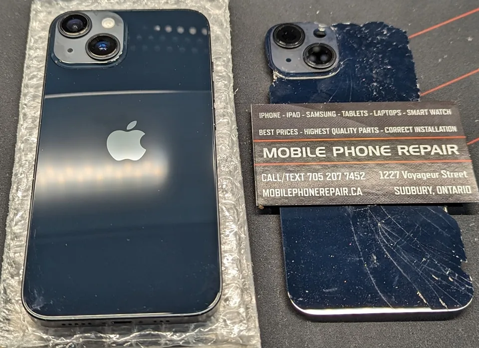 Mobile screen repair work